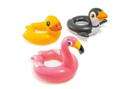 36 Pieces Inflatable Animal Head Split Ring - Inflatables