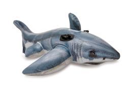 6 Pieces Inflatable Ride On Great White Shark - 68" X 42" - Inflatables