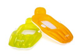 6 Pieces Inflatable Chill & Float Lounges - 64" X 41" - Inflatables