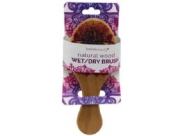 72 pieces Bellabeauty Natural Wood Wet/dry Brush - Hair Brushes & Combs