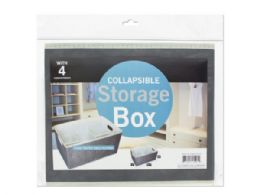 12 pieces Collapsible Storage Box With 4 Compartments - Storage & Organization