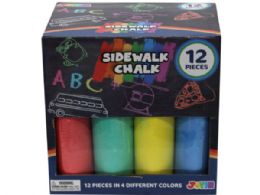 12 of 12 Piece NoN-Toxic Washable Jumbo Chalk