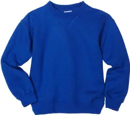 24 of Youth Crew Neck Sweatshirt Solid Royal Blue - Size XX-Small
