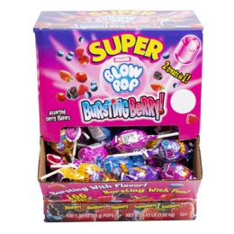 400 pieces Charms Blow Pop 5 Assorted Berry Pops In 100pc Counter Display 1.35 Oz ea - Food & Beverage