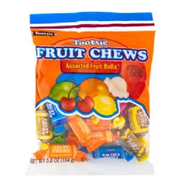 12 Pieces Candy Fruit Chews Peg Bag5.8 oz - Food & Beverage