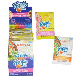 120 Wholesale Dippin Dots Candy Coated Popping Cabdy 2 Flavors .53 Oz In 20pc Counter Display