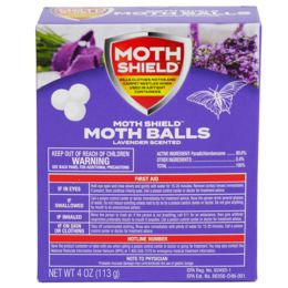 24 of Moth Balls 4oz Lavender Boxed Moth Shield