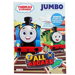 24 Wholesale Coloring Book Thomas Train In 24pc Display