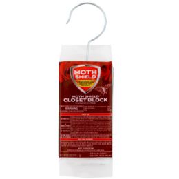 24 of Moth Shield Closet Deodorizer 5oz Rose On Hanger