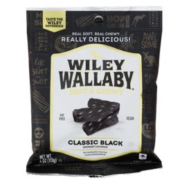 12 pieces Licorice Wiley Wallabyblack 4 Oz Peg Bag - Food & Beverage