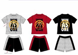 36 Sets Boys French Terry Short Sets Infant Sizes - Boys Apparel