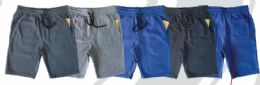 60 Wholesale Mens Fleece Shorts Assorted Sizes And Colors