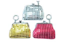 24 Pieces Clasp Coin Purse (sequins) - Coin Holders & Banks