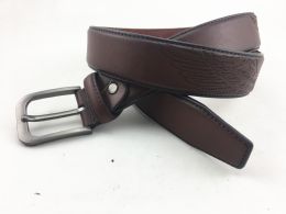 12 Pairs Men's Belt Brown - Mens Belts