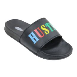 12 Pieces Men's Hustle Slide - Men's Slippers