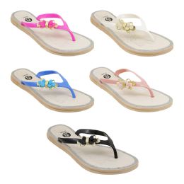 60 of Woman's Bow Embellish Sandal Assorted