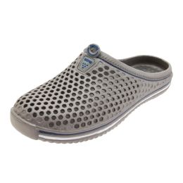 36 of Men's Perforated Slip On Clog Assorted