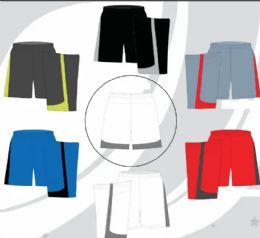 72 Pieces Boys Activewear Mesh Shorts Sizes 8-18 - Boys Shorts