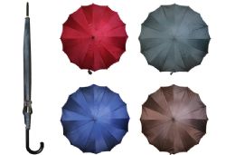 48 Pieces Umbrella In Assorted Solid Colors - Umbrellas & Rain Gear