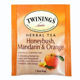 20 Bulk Twinings Of London Herbal Tea Honeybush, Mandarin & Orange