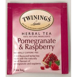 20 Pieces Twinings Of London Pomegranate & Raspberry Herbal Tea - Food & Beverage Gear