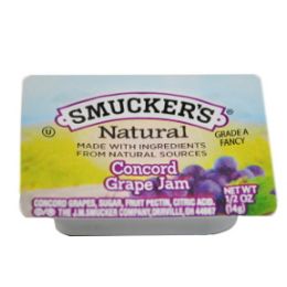 200 pieces Smuckers Natural Concord Grape Jam - Food & Beverage Gear