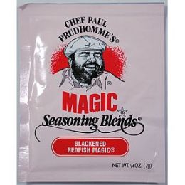 144 Pieces Chef Paul Prudhomme's Magic Seasoning Blends - Blackened Redfish - Food & Beverage Gear