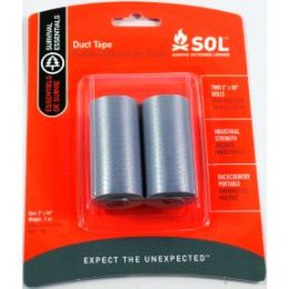 6 Bulk Mini Roll Duct Tape (2 Roll Pack)