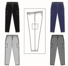 48 Pieces Mens Built In Cargo Pocket Fleece Sweatpants Assorted Colors And Sizes M-2xl - Mens Sweatpants