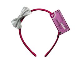 180 pieces Removable Bow Pink Head Band - Headbands