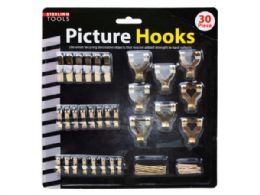 36 pieces 30 Pack Picture Hanging Hooks - Hooks