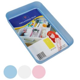 48 of Organizer Tray Large 10x7x2 Assorted Colors