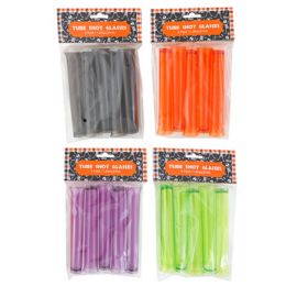 24 pieces Web W/glitter Spider Hanging Decor 10in 2ast Color W/suction Cup Hw/ht - Halloween