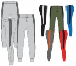48 Pieces Mens Tricot Jogger Pants Athletic Pants In Assorted Colors And Sizes M-2xl - Mens Sweatpants