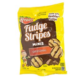 60 Pieces Keebler Mini Fudge Stripes Cookies - 2 Oz. - Food & Beverage