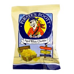 36 Pieces Pirate's Booty Aged White Cheddar Cheese Puff's - 0.5 Oz. - Food & Beverage