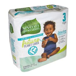 Bulk Seventh Generation Small Stage Diapers Size 3 - Pack Of 27