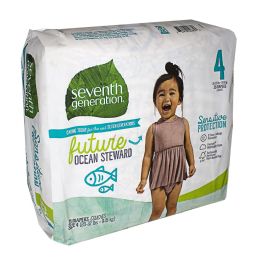 Bulk Seventh Generation Small Stage Diapers Size 4 - Pack Of 25