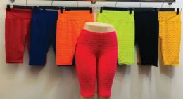 48 Wholesale Women's Honeycomb Knitted Shorts