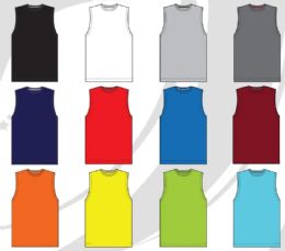 72 Pieces Men's Sleeveless Muscle Tee Moisture Wicking Athletic Top Sizes M-2xl - Mens T-Shirts