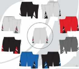 72 Wholesale Men's Closed Mesh Active Wear Shorts Sizes M-2xl