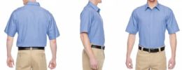 72 Pieces Men's Snap Closure Solid Color Short Sleeve Woven Shirt Assorted Colors Sizes S-2xl - Men's Work Shirts