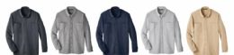 60 of Men's Stain Repellent Fleece Shirt Jacket Assorted Colors