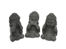 18 pieces See Speak Hear No Evil Decorative Buddha Statues - Home Accessories