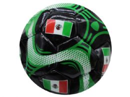 6 Bulk Mexico Comet Size 5 Soccer Ball