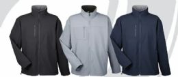 36 Pieces Men's Soft Shell Rib Stop Jacket Assorted Sizes And Colors - Mens Jackets