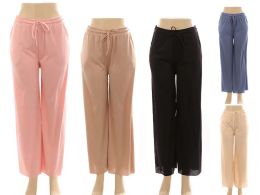 72 of Womens Cotton Lounge Sweatpants In Assorted Solid Colors