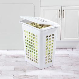 4 pieces Sterilite Rectangular Lifttop Laundry Hamper - Laundry Baskets & Hampers