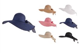 72 of Women Summer Straw Hat With Bow