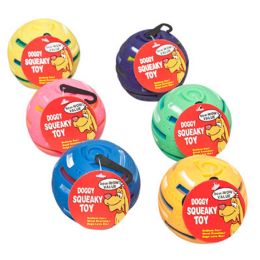 36 of Dog Toy Vinyl Solar Ball With Squeaker 6 Colors In Pdq #14041e